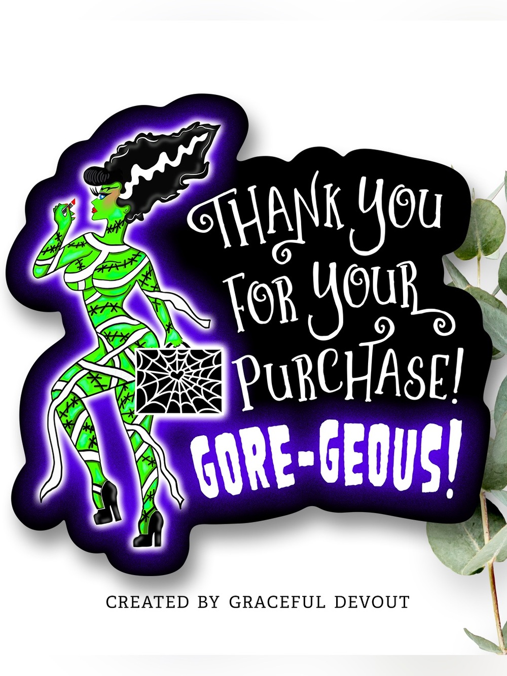 Thank You For Your Purchase! GORE-GEOUS! 2”-(96ct.) Stickers
